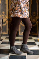 Signature Cotton Tights - Chocolate