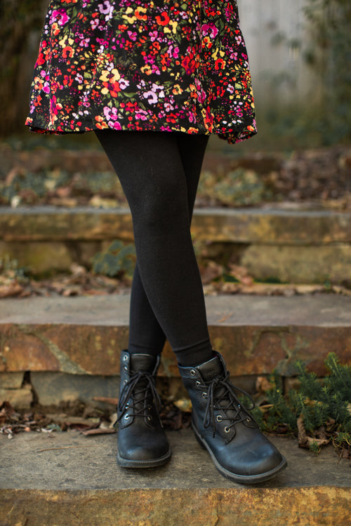 Signature Cotton Leggings - Black