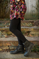 Signature Cotton Leggings - Black