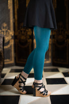 Signature Cotton Leggings - Peacock