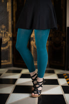 Signature Cotton Leggings - Peacock