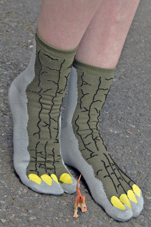 Godzilla Tabi Socks - Grey