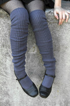 Harajuku Scrunchy Socks - Steel Blue