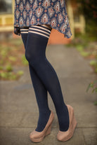 Selma Opaque Thigh High with Stay-Up Top