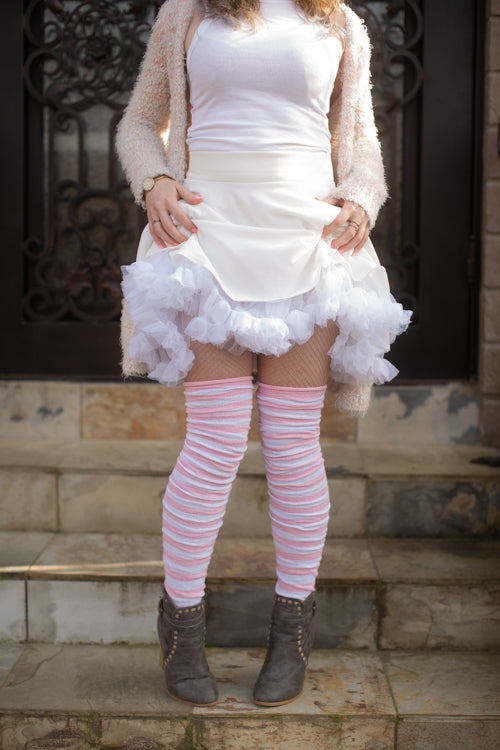 Layered Tulle Petticoat - White