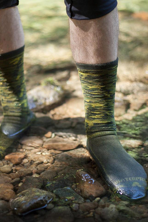 Crosspoint Camo Waterproof Socks - Forest