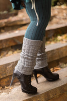 Country Weekend Leg Warmers- Peppercorn