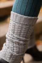 Country Weekend Leg Warmers- Peppercorn
