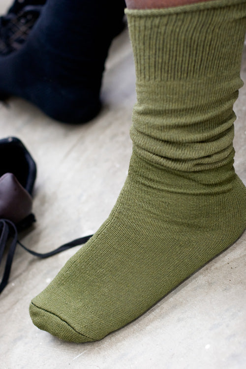 Old School Military Bootsocks - olive