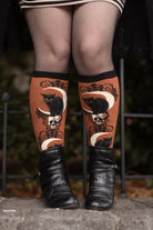 Black Cat Moon Knee High - Heather Sienna