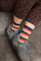 Retro 70's Stripe Crew - Medium