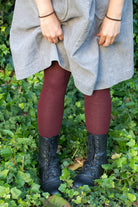 O Basics Knee Socks - Dark Red