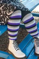 Original Pride Thigh High Socks - Asexual