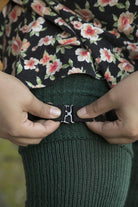 Extra Long Simply Adjustable Sock Garters - Black