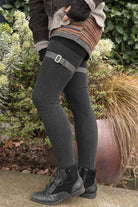 Extra Long Simply Adjustable Sock Garters - Grey