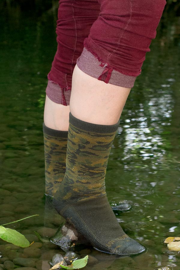 Crosspoint Camo Waterproof Socks - Forest