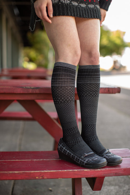 Micro Grade Compression Knee High - Black 