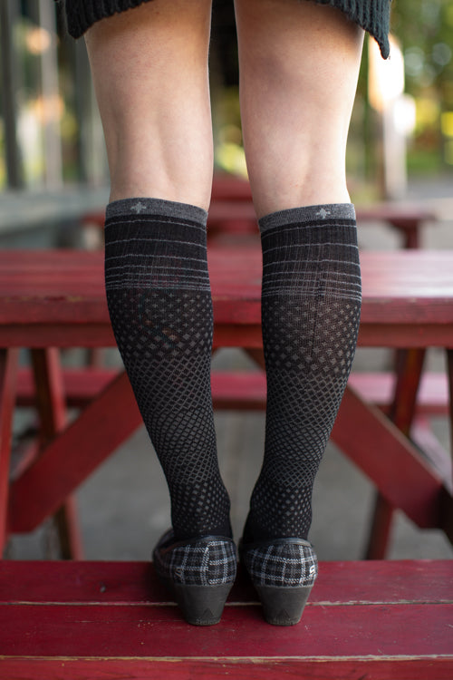 Micro Grade Compression Knee High - Black 