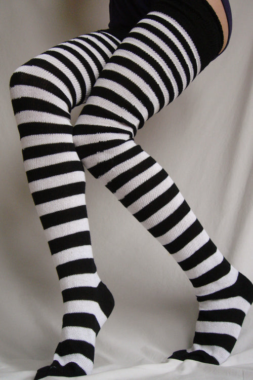 Super Stripes Longer - Black/White