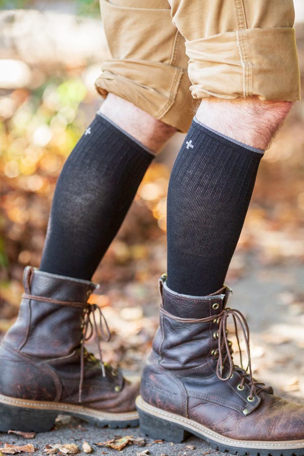 Men's Elevation Compression Knee High - Black 