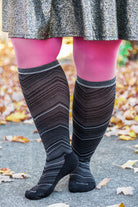 Full Flattery Compression Knee High - Black 