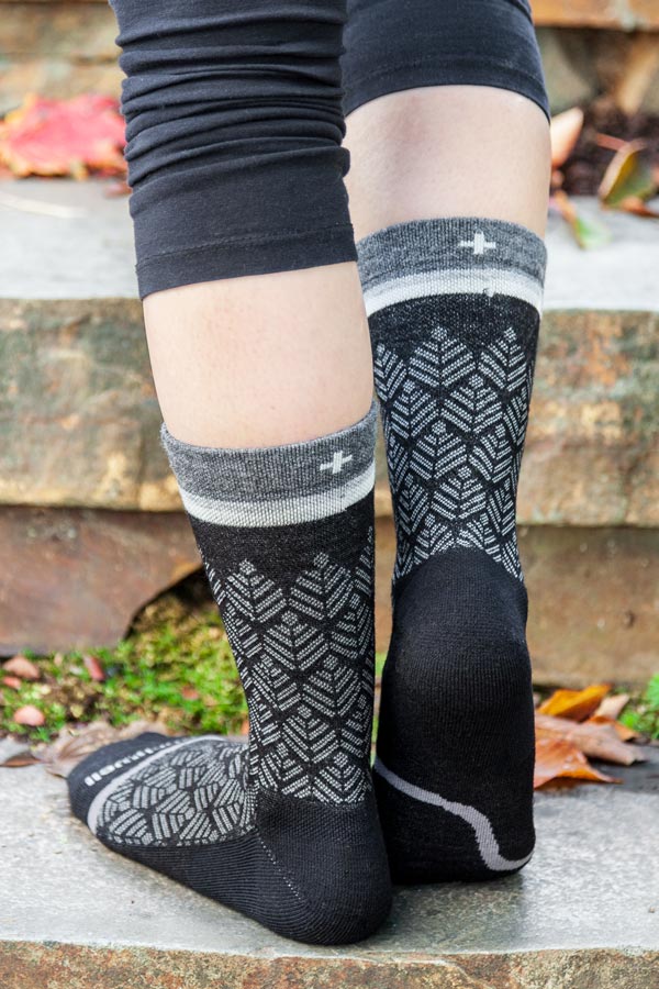 Bunion Relief Tabi Crew - Black/Grey - 