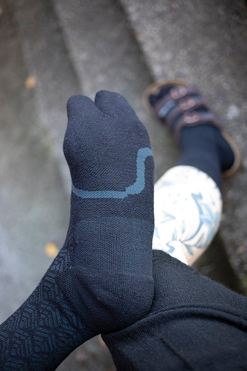 Bunion Relief Tabi Crew - Black