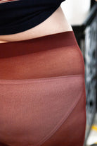 Plus Size Color Tights - Nutmeg 