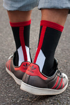 Team Spirit Socks - Black & Red - Medium