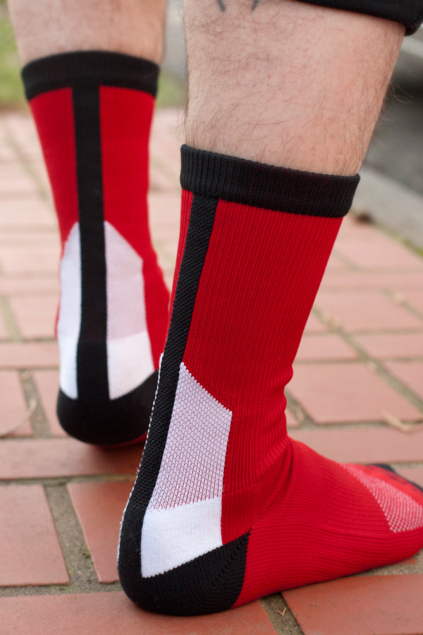 Team Spirit Socks - red and black